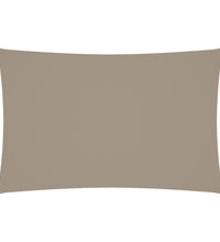 Sonnensegel Oxford-Gewebe Rechteckig 5x8 m Taupe