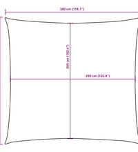 Sonnensegel Oxford-Gewebe Quadratisch 3x3 m Dunkelgrün