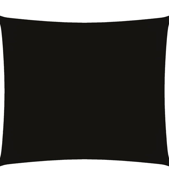 Sonnensegel Oxford-Gewebe Rechteckig 2,5x3 m Schwarz