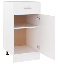 Schubunterschrank Weiß 40x46x81,5 cm Holzwerkstoff