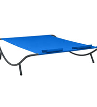 Sonnenliege Stoff Blau