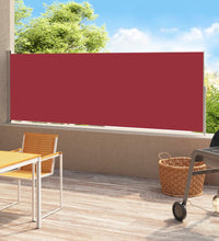 Seitenmarkise Ausziehbar 200x500 cm Rot