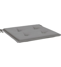 Gartenstuhl-Kissen 6 Stk. Grau 40x40x3 cm Oxford-Gewebe