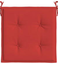 Gartenstuhl-Kissen 6 Stk. Rot 40x40x3 cm Oxford-Gewebe