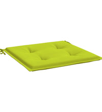 Gartenstuhl-Kissen 6 Stk. Knallgrün 40x40x3 cm Oxford-Gewebe