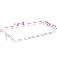 Sonnenliegen-Auflage Anthrazit 186x58x3 cm Oxford-Gewebe