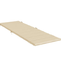 Sonnenliegen-Auflage Beige 186x58x3 cm Oxford-Gewebe