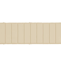 Sonnenliegen-Auflage Beige 186x58x3 cm Oxford-Gewebe