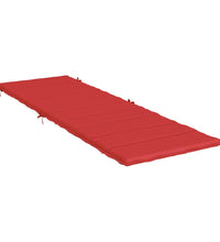 Sonnenliegen-Auflage Rot 186x58x3 cm Oxford-Gewebe