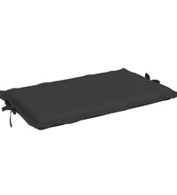 Sonnenliegen-Auflage Schwarz 186x58x3 cm Oxford-Gewebe