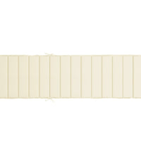 Sonnenliegen-Auflage Creme 200x50x3 cm Oxford-Gewebe