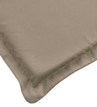 Sonnenliegen-Auflage Taupe 200x50x3 cm Oxford-Gewebe