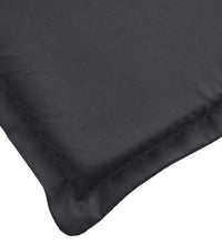 Sonnenliegen-Auflage Schwarz 200x60x3 cm Oxford-Gewebe