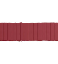 Sonnenliegen-Auflage Weinrot 200x60x3 cm Oxford-Gewebe