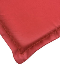 Sonnenliegen-Auflage Rot 200x70x3 cm Oxford-Gewebe