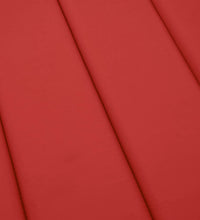 Sonnenliegen-Auflage Rot 200x70x3 cm Oxford-Gewebe