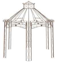 Gartenpavillon Antik-Braun 558x350x408 cm Eisen