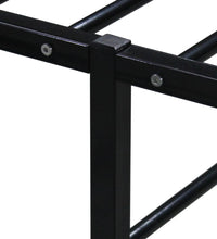 Bettgestell Schwarz Metall 100x200 cm