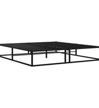 Bettgestell Schwarz Metall 160x200 cm