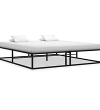 Bettgestell Schwarz Metall 180x200 cm