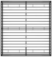 Bettgestell Schwarz Metall 180x200 cm