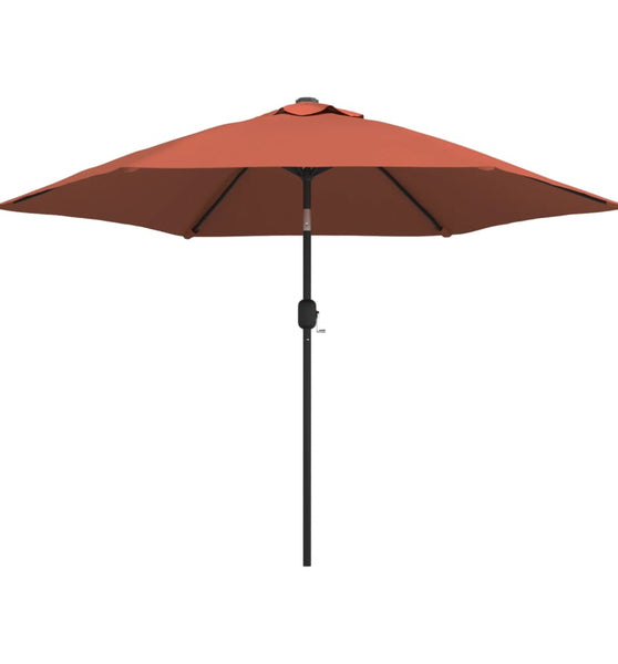 Sonnenschirm mit Metall-Mast Terracotta-Rot 300 cm