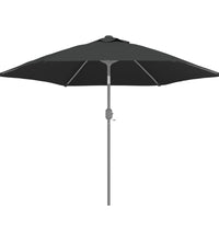 Ersatzbezug für Sonnenschirm Anthrazit 300 cm
