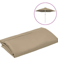 Ersatzbezug für Sonnenschirm Taupe 300 cm