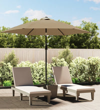 Ersatzbezug für Sonnenschirm Taupe 300 cm