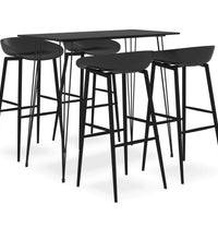 5-tlg. Bar-Set Schwarz