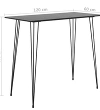 7-tlg. Bar-Set Schwarz und Weiß