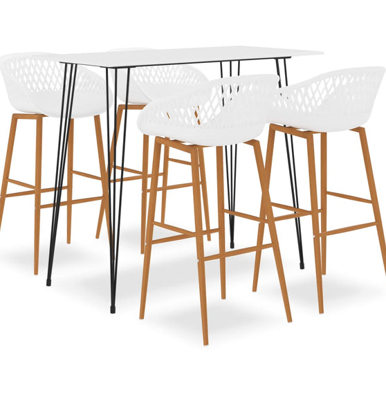 5-tlg. Bar-Set Weiß