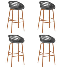 5-tlg. Bar-Set Weiß und Grau