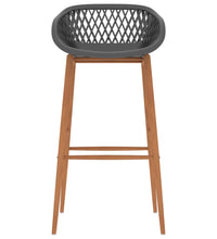 5-tlg. Bar-Set Weiß und Grau