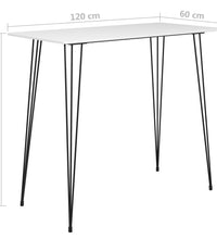 7-tlg. Bar-Set Weiß und Schwarz