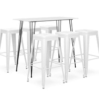 7-tlg. Bar-Set Weiß