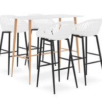 5-tlg. Bar-Set Weiß