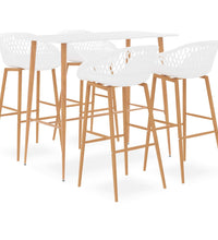 5-tlg. Bar-Set Weiß