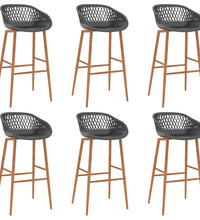 7-tlg. Bar-Set Weiß und Grau