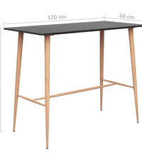 5-tlg. Bar-Set Schwarz und Weiß