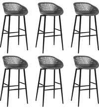 7-tlg. Bar-Set Schwarz und Grau