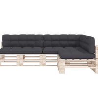 Palettensofa-Kissen 7 Stk. Anthrazit