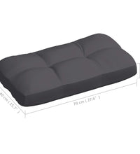 Palettensofa-Kissen 7 Stk. Anthrazit