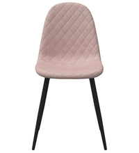 Esszimmerstühle 4 Stk. Rosa Samt