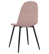 Esszimmerstühle 4 Stk. Rosa Samt