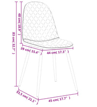 Esszimmerstühle 4 Stk. Rosa Samt
