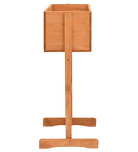 Garten-Spalier mit Blumenkasten Orange 45x30x74 cm Tannenholz