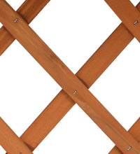 Garten-Spalier mit Blumenkasten Orange 45x30x74 cm Tannenholz