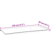 Gartenbank-Auflage Grün 120x50x7 cm Oxford-Gewebe