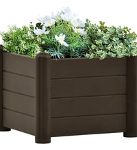 Garten-Hochbeet PP Mokka 43x43x35 cm